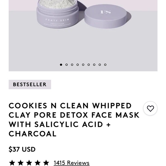 Fenty Skin Cookies and Clean Whipped Clay Detox Mask - Picture 3 of 14